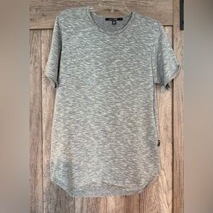 Re/DONE Heather Gray Short-Sleeve Crew Tee